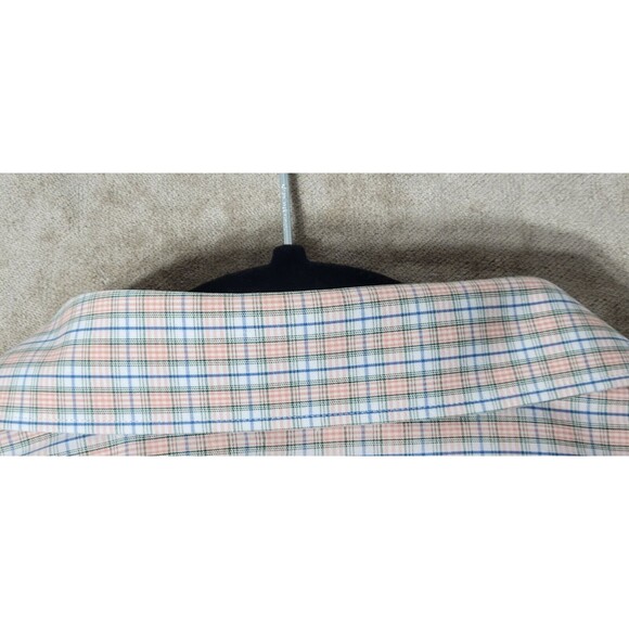 Penguin Mens Casual Shirt Slim Fit Long Sleeve Multicolor Plaid Size 18 36/37 - Picture 8 of 8
